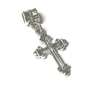 ✝️NWT Charm to fit Pandora Silver Cross Pendant